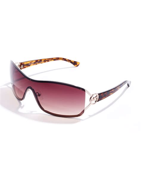 michael kors oversize flat top sunglasses rimless|michael kors sunglasses clearance.